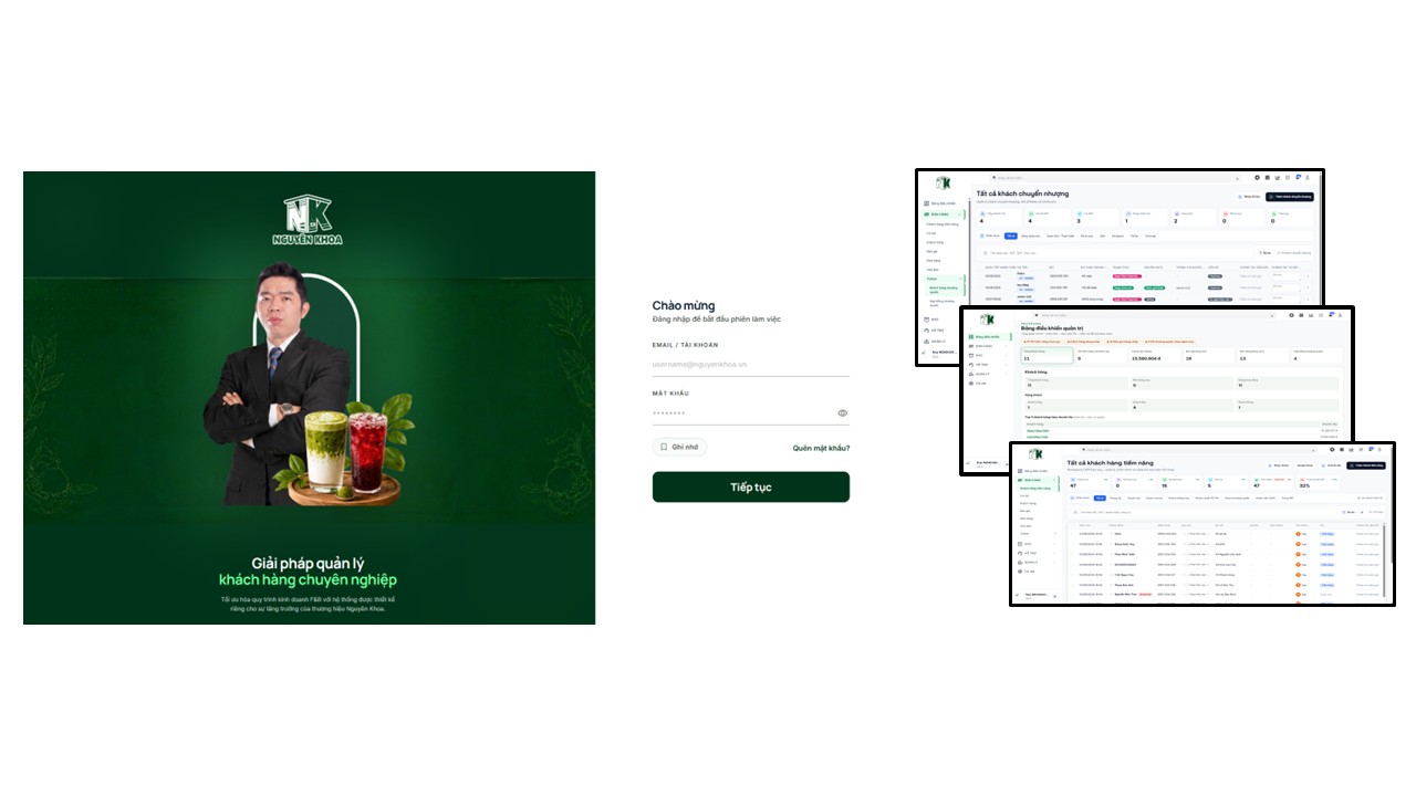 Hệ thống CRM - Quản lý khách hàng chuyên nghiệp
