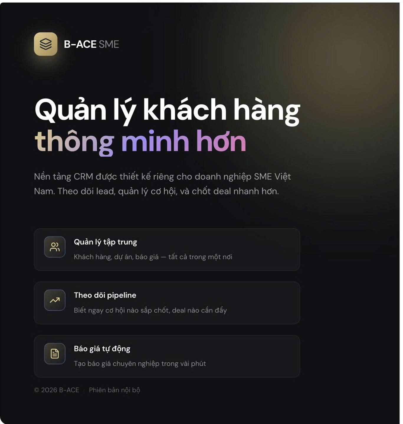 Hệ thống quản lý và chăm sóc khách hàng